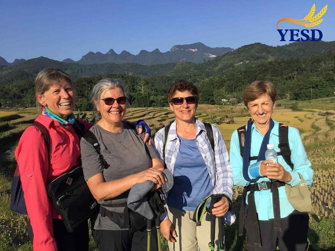 Travelers enjoying a Vietnam tour from Singapore with YESD