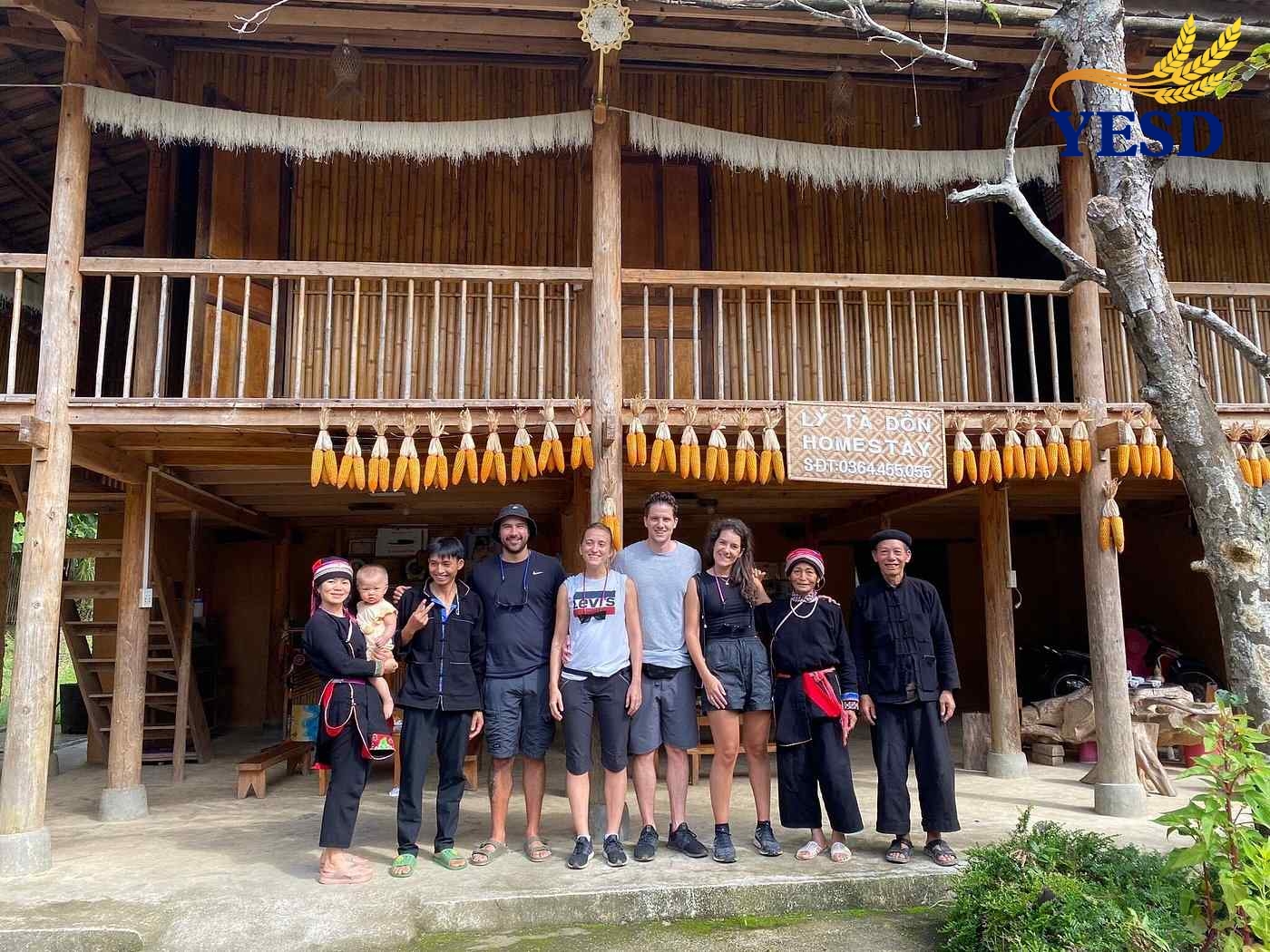 Travelers experiencing local culture on a Vietnam tour package